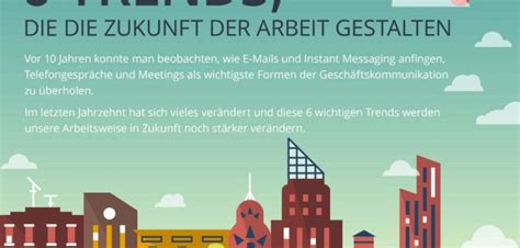 6 Trends, die die Zukunft der Arbeit gestalten