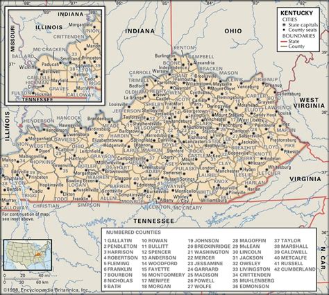 Map Of Kentucky Political - Printable Map Of Kentucky - Printable Maps