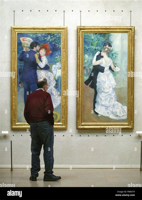 PARIS,France: Musée D'Orsay with paintings of Auguste Renoir Stock ...