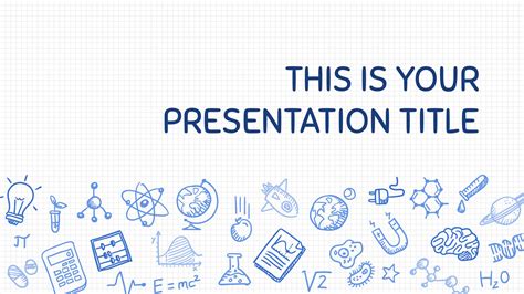 Science Drawings. Free PowerPoint Template & Google Slides Theme