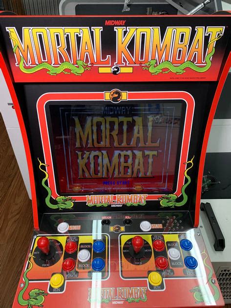 Mortal Kombat 1 Arcade 1up marquee – Szabo's Arcades