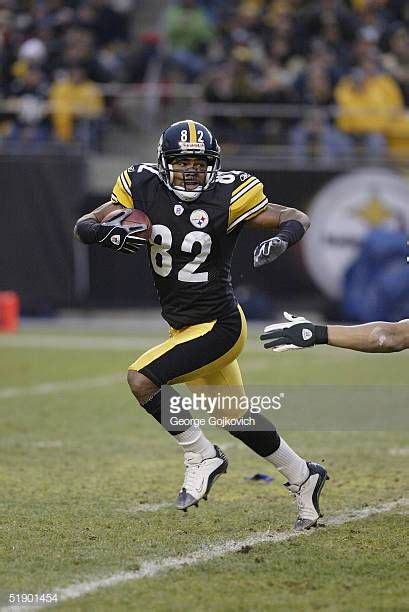 Punt returner Antwaan Randle El of the Pittsburgh Steelers returns a punt against the New York ...