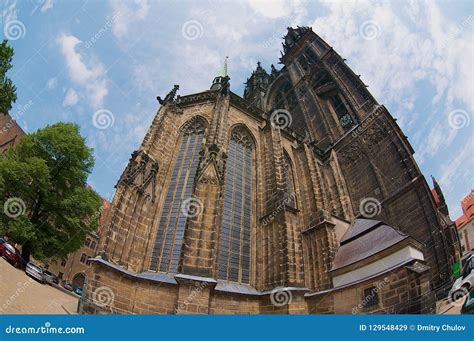 Exterior of the Cathedral in Meissen, Germany. Editorial Stock Image - Image of germany ...