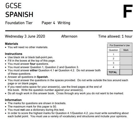 GCSE Spanish past papers - How to get the most of them ️