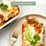 New Mexico Hatch Green Chile Chicken Enchiladas | Casual Epicure
