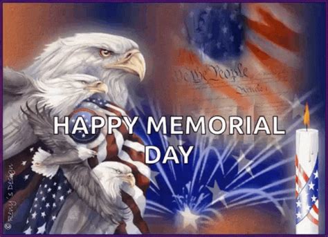 Memorial Day Happy Memorial Day GIF – Memorial Day Happy Memorial Day Eagles – discover and ...