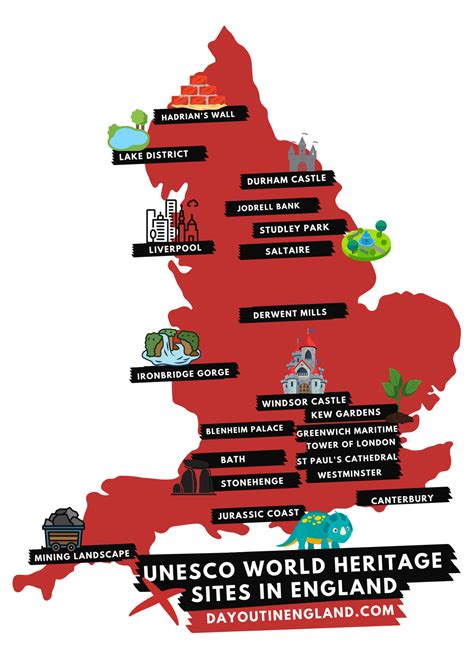 21 Great UNESCO World Heritage Sites in England + MAP! | Day Out in England