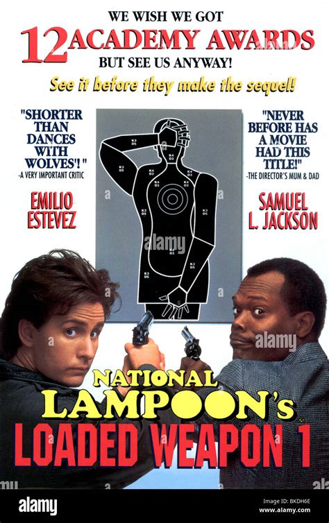 NATIONAL LAMPOON'S LOADED WEAPON 1 (1993) POSTER NLW 001VS Stock Photo ...