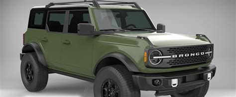 Ford Reportedly Confirms a Green Shade Will Join the 2022 Bronco Color Palette - autoevolution