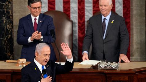 In fiery speech to Congress, Netanyahu defends war in Gaza and ...