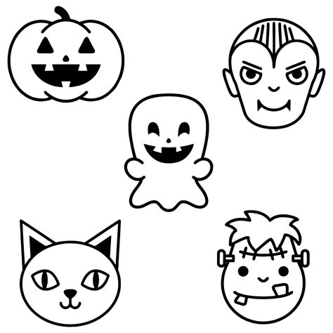 5 Best Images of Printable Halloween Templates Cut Out - Halloween Coloring Pages Cut Outs ...