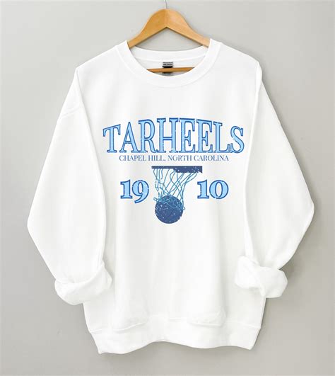 Vintage Inspired Tar Heels Basketball Inaugural Season Year Crewneck - Etsy