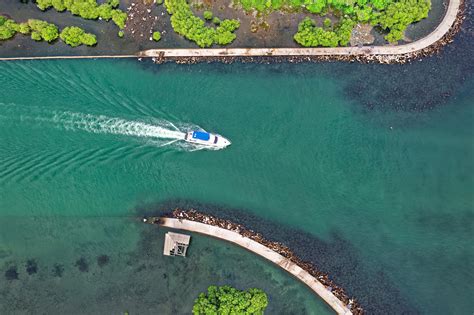 Aerial View Photography Of Boat · Free Stock Photo