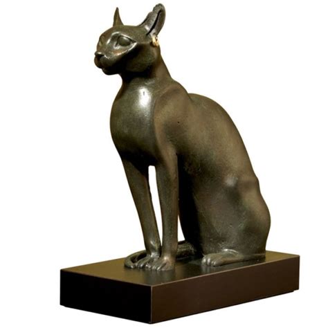 Ancient Bronze Egyptian Cat Statue for Inner Decor - Aongking Sculpture