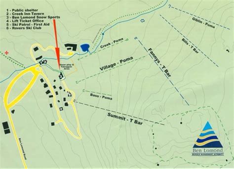 Ben Lomond Trail map - Freeride