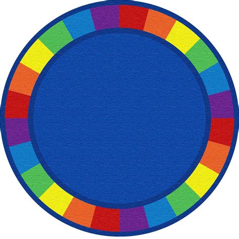 Colors Full Circle Rug | Area rugs, Circle rug, Kids area rugs