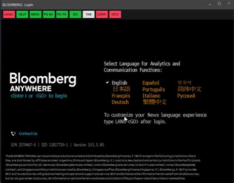 Bloomberg Terminal installation | Bloomberg LP