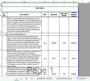 Bill of Quantities (BOQ) Building | Civil engineering, Engineering ...