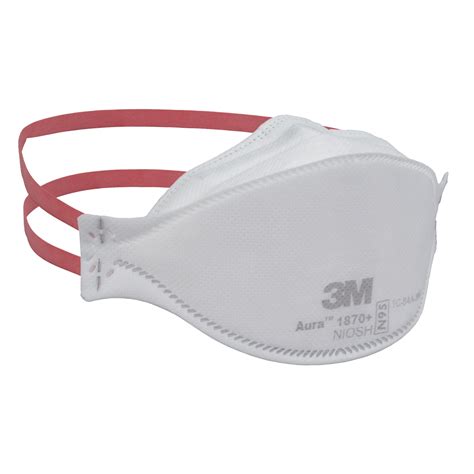 3M Aura 1870+ N95 Flat-fold Surgical Disposable Respirator