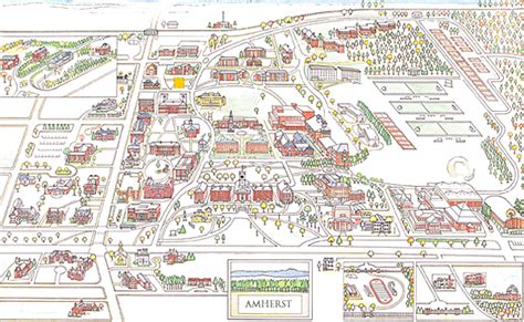 Amherst College Campus Map