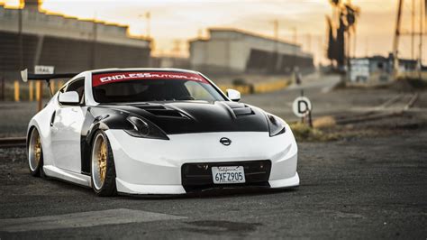 White Nissan 370Z NISMO Gumball 3000 Rally JDM Car 4K HD JDM Wallpapers ...