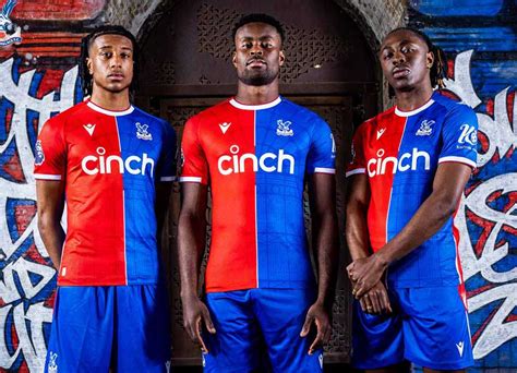 Crystal Palace 2023-24 Macron Home Kit - Football Shirt Culture - Latest Football Kit News and More