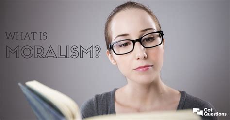 What is moralism? | GotQuestions.org