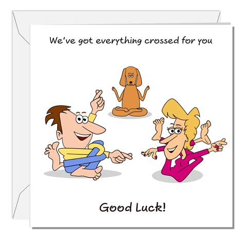 Funny Good Luck Card for Exams Driving Test New Job Challenge ...