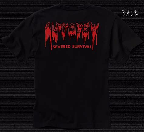 AUTOPSY - Severed Survival - American Death Metal Band T-Shirt - SquadTee.com