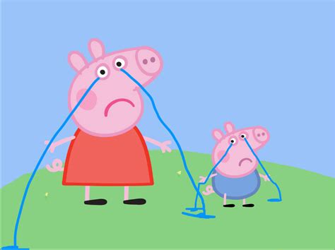 Free like Deviation: Peppa and George Crying by BorisTheWolfBear on DeviantArt