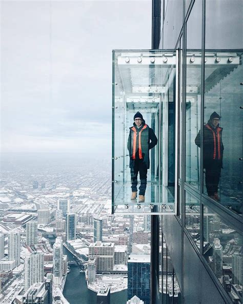 From the 103rd floor of the Willis Tower, @petewilliams takes in Chicago at the city’s highest ...