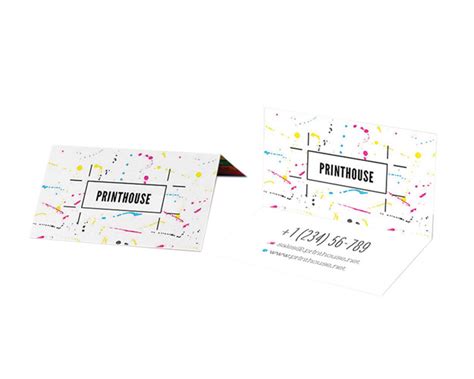 Folded Business Cards | Custom Printed Folded Business Cards