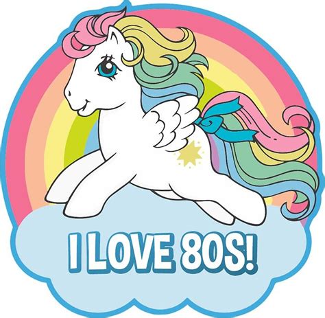 MY LITTLE PONY - 80s Sticker by hellolen | Original my little pony ...