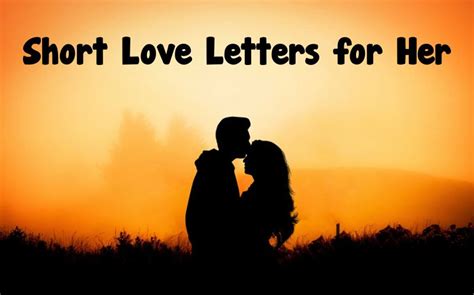 60 Short Love Letters for Her - SliControl.Com