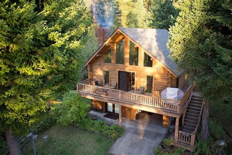 LogCabin with Dock on Flathead Lake - Cabins for Rent in Polson, Mt ...