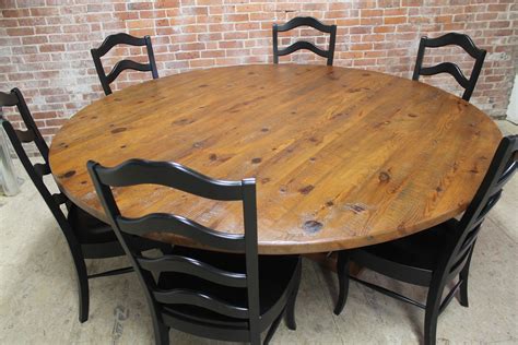 Round Farmhouse Kitchen Table And Chairs / Beech Round farmhouse style kitchen table and 4 ...