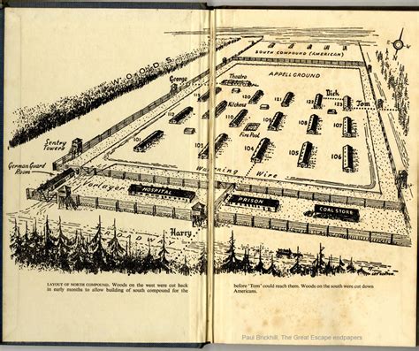 The Great Escape: Layout of the North Compound of Stalag Luft III