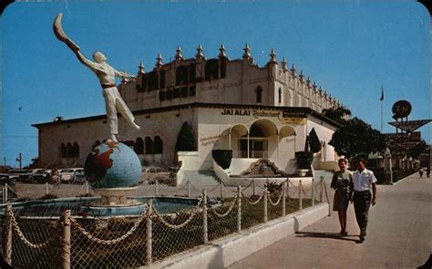 The Fronton Palace where "Jai-Alai" is played Tijuana, Mexico