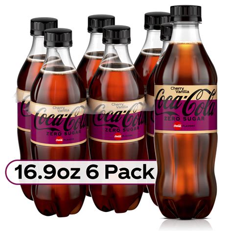 Cherry Vanilla Coke Zero Sugar, Cherry Vanilla Flavored Coca-Cola Diet ...