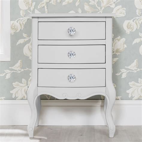 Shabby Chic Furniture with crystal handles.Quality white bedroom FULLY ...