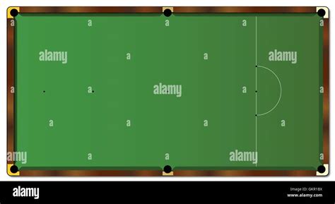 Snooker Table Markings Stock Vector Image & Art - Alamy