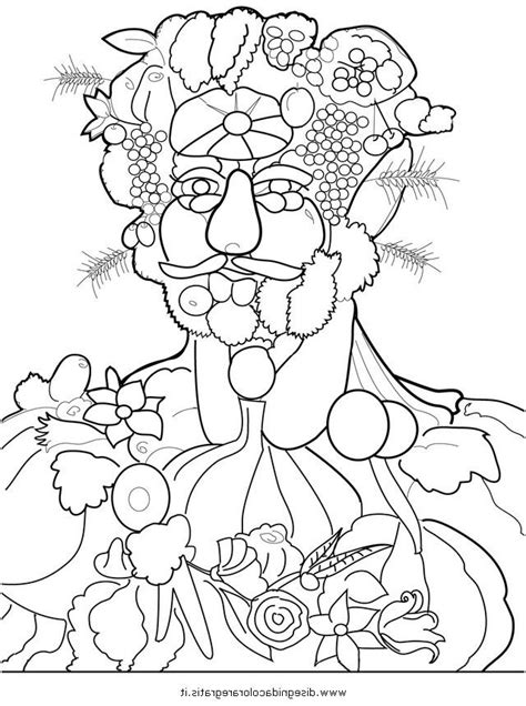 9 Utile Coloriage Arcimboldo Les 4 Saisons Pics - Idee de Coloriage