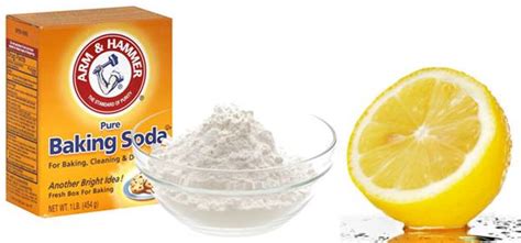 Baking Soda and Lemon Juice