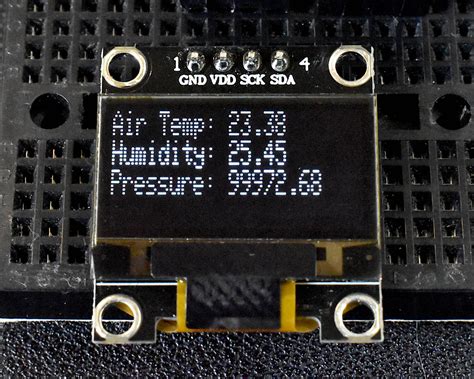 SSD1306 OLED Display (I2C Version) — Maker Portal