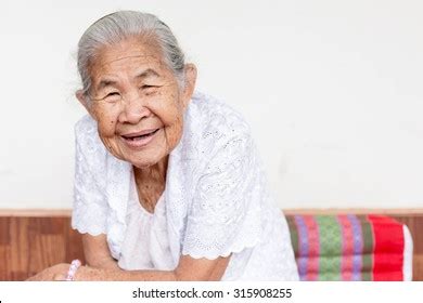 Smiling Elderly People Asian Smile Thailand Stock Photo 315908255 ...