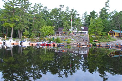 Colin captured a great waterfront picture of Chaudiere Lodge in NE Ontario located on the French ...