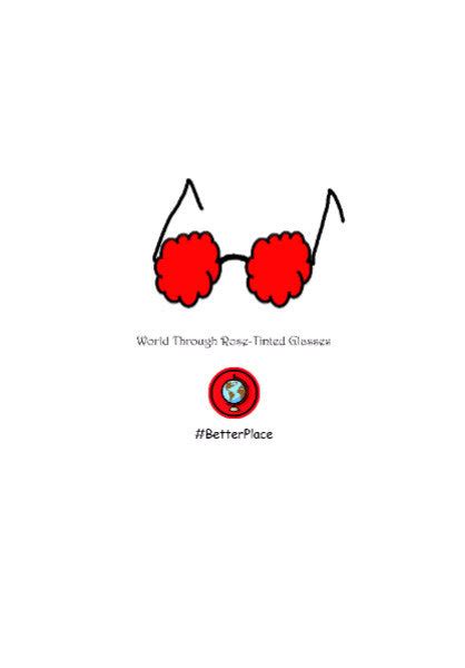 World through rose tinted glasses | Artist: Janeesha| Buy High-Quality Posters and Framed ...