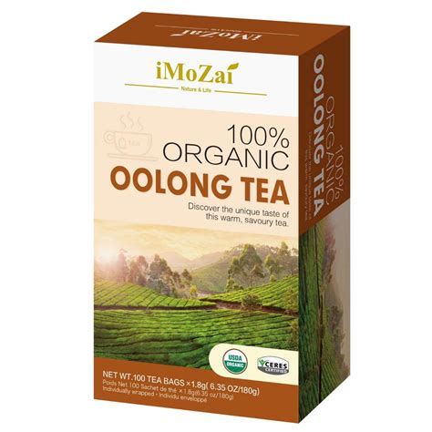 Imozai Organic Oolong Tea Bags 100 Count Individually Wrapped - Walmart.com - Walmart.com