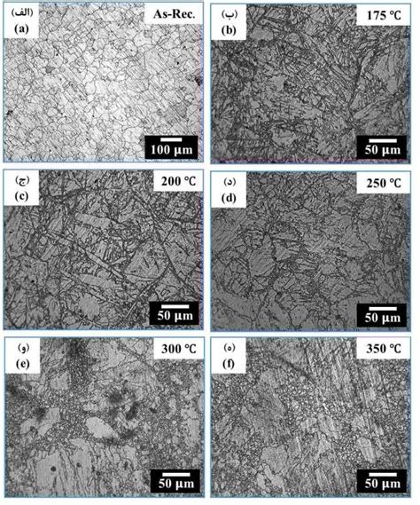 a) Microstructure of the as-received sample and microstructure obtained ...