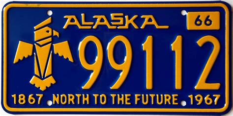 Alaska 1966 passenger issue. The 1966 Alaska Totem Pole plate remains one of the most ...